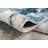 Rug Branch Amara 2' x 12' (2'3" x 12') Blue/Cream Abstract Indoor Runner Rug, Contemporary, Medium Pile, Stain-Resistant Hallway Carpet - Entryway, Mudroom, Bedroom, and Kitchen-1544024842