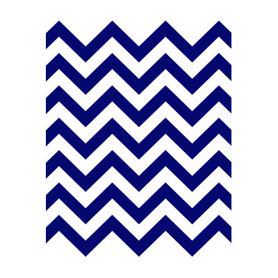 " Navy Chevron "