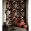 Adhésif mural floral à motif floral pelez et collez rétro