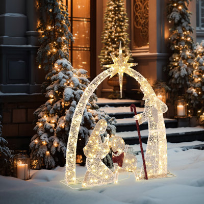 Décoration de Noël illuminée pour Noël