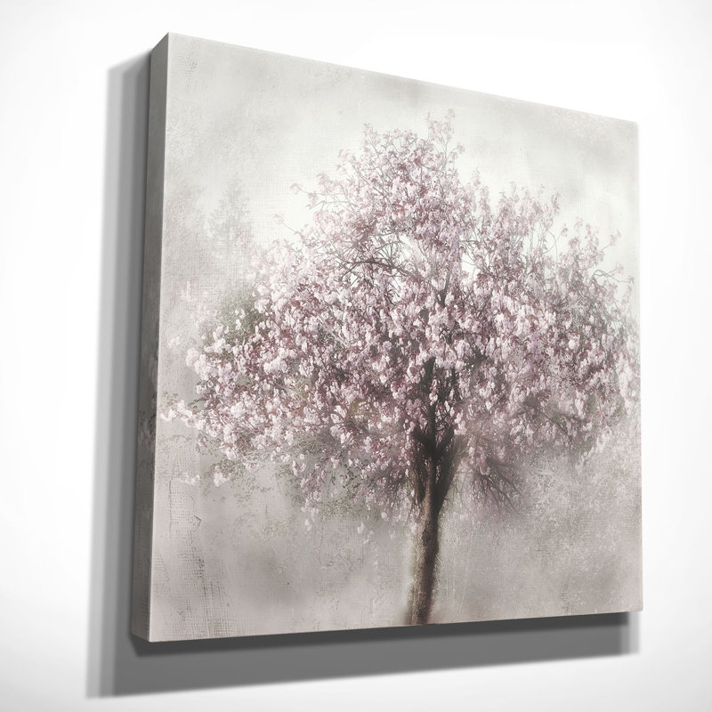 "fleurs de spring ii" par irene weisz, reproduction d’art sur toile tendue, H 24 po x l 24 po x P 1,5 po