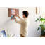 Wall Mounted cork board with print wall art notice boards decorative bulletin board ideas Old brick wall