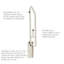 Barre d'appui pivotante 30 po Swing-Up