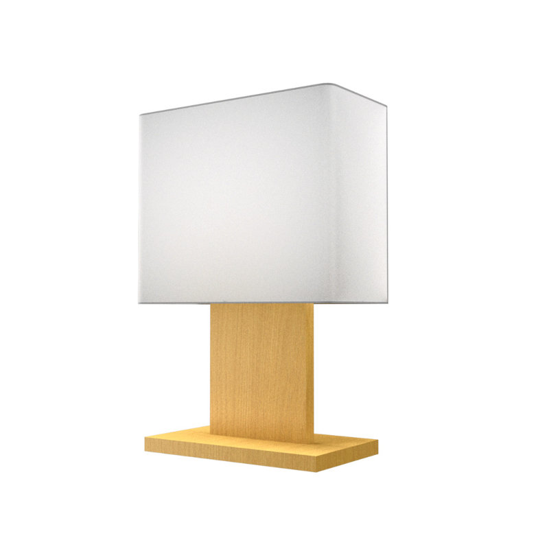 Clean Desk Table Lamp, Organic Gold, White