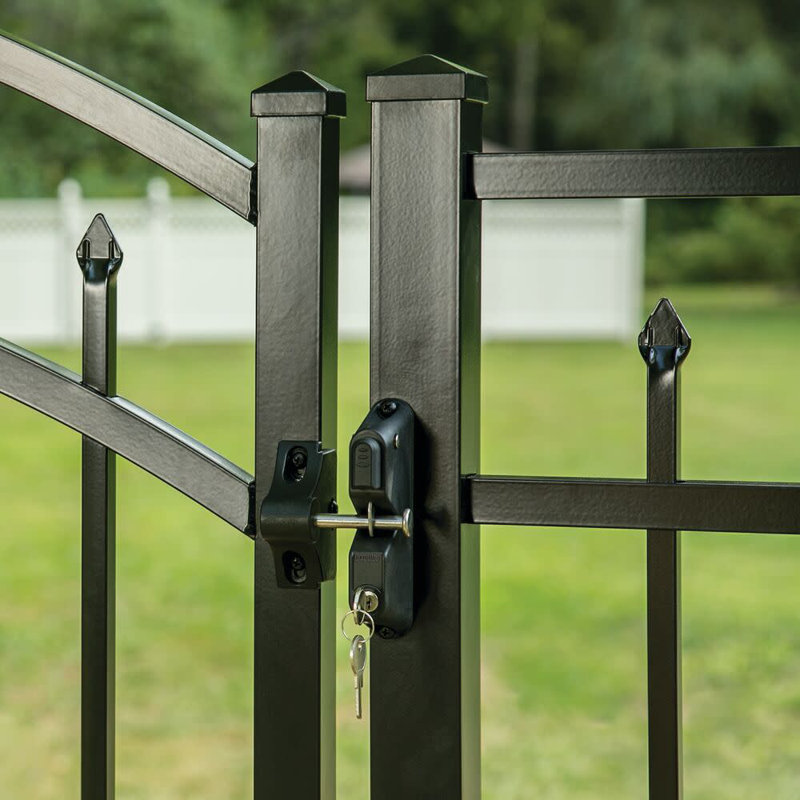 Loquet de porte en aluminium à une face