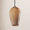 Raima Single Light Solid Wood Pendant