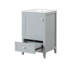 Meuble-lavabo de salle de bain avec lavabo avec porte à fermeture douce et tiroir-867310812