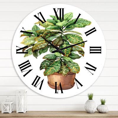 Horloge murale traditionnelle Croton In Clay