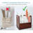 Adiroffice 50-Compartment Mobile Wood Roll File Storage Organizer-87103939
