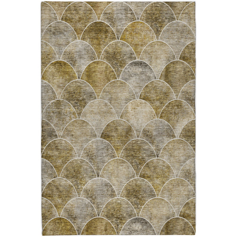 Tapis à poil long de qualité supérieure lavable à la machine ADS594, Taupe, 10' x 14'