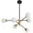 Surjit 6 - Light Modern Sputnik Sphere Chandelier With 4.7in Milky White Glass Shade-352245071