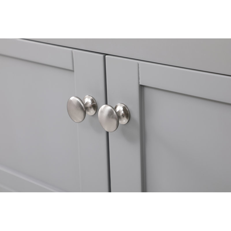 Ensemble de meuble-lavabo double 60 po Krish, Gris