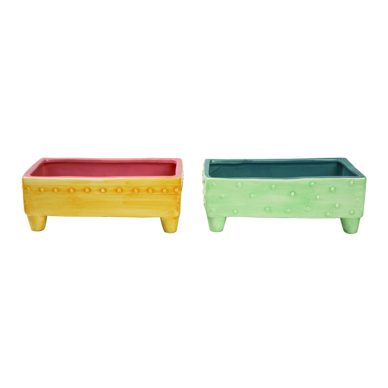  Large Dol Rectangular Container Set of 2 Spring Home Decorations