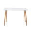 Solid Wood Base Writing Desk-548874704
