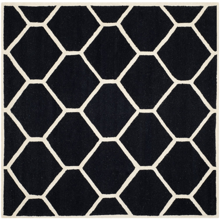 Deedgra Hand Tufted Wool Geometric Rug