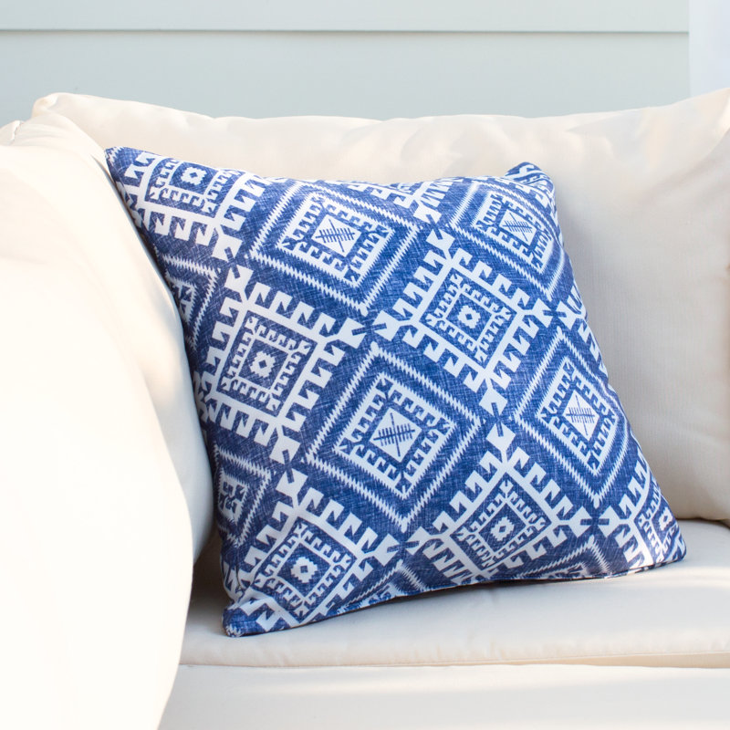 Coussin intérieur / extérieur Holli Zollinger Denim, 18 po x 18 po