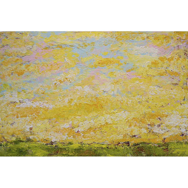 " Hope & Promise " by Allan Friedlander Painting Print, 24" H x 36" W x 1.25" D