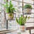2pcs Hanging Railing Planter Baskets - over the Rail Metal Fence Planters for Patio, Balcony, Porch, or Garden Decoration-1116736293