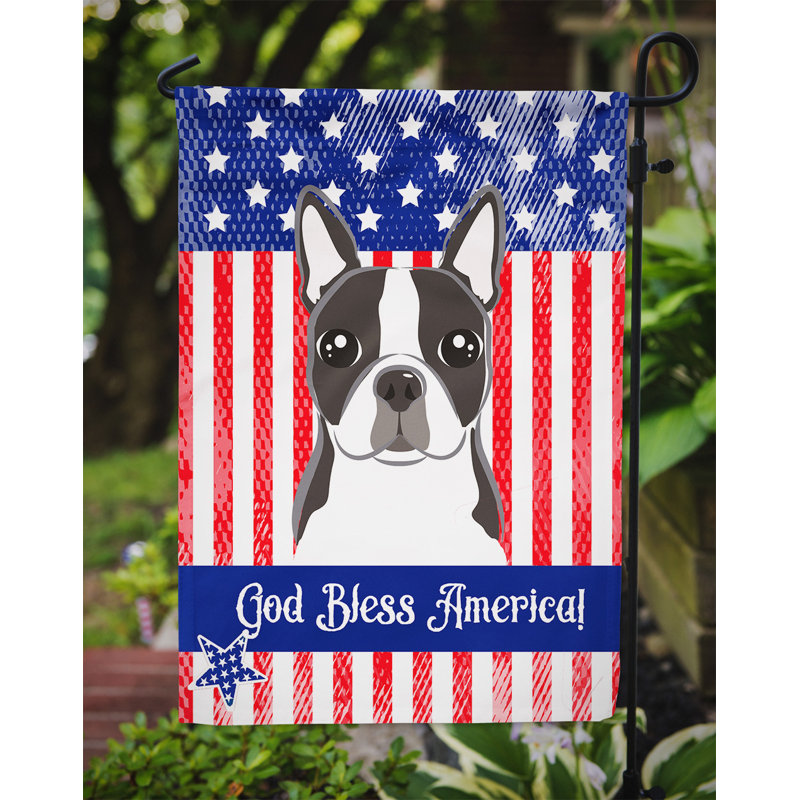 Drapeau de jardin Leighanne, Boston-terrier