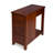 24" Medium Brown Manufactured Wood Rectangular End Table With Four Drawers And Shelf