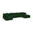 Green Boucle Fabric