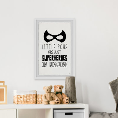 «Honoria Little Boy are Just Superheroes in Disguise II», reproduction encadrée