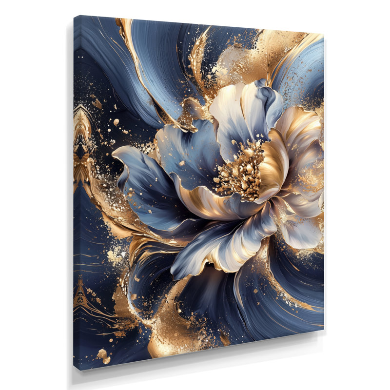Sistrunk - Abstract Canvas Wall Art, Toile tendue, Ne s’applique pas, H 32 po x l 24 po