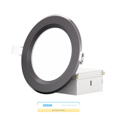 Ensemble de plafonniers encastrés à DEL de 4 po Infibrite Thin