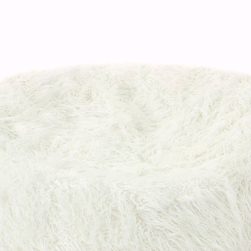 Sac à billes Mahin, Fausse fourrure blanche 