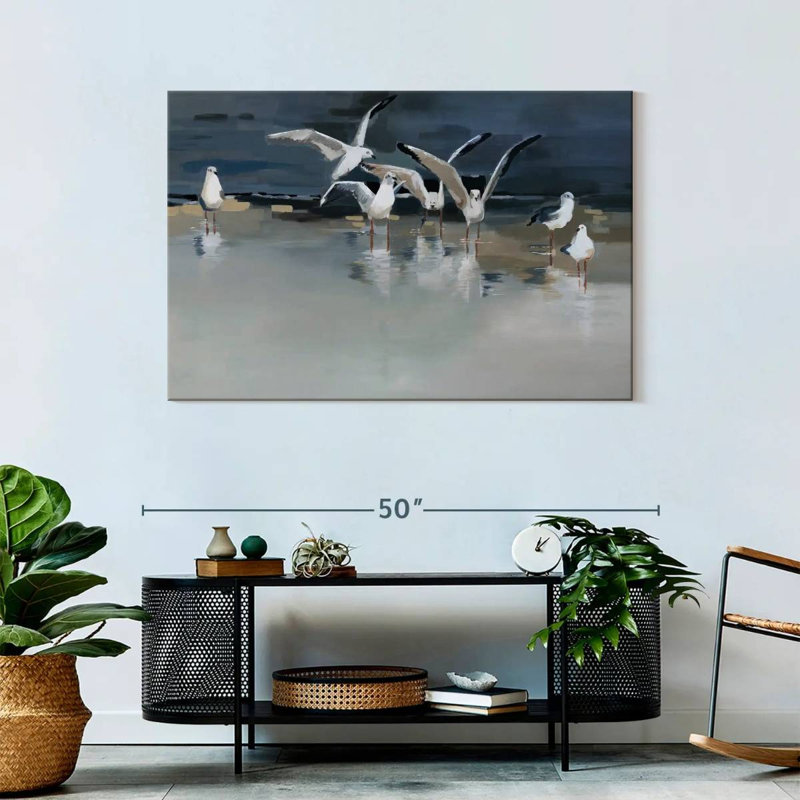 Seagulls Serenity, 30" H x 45" W