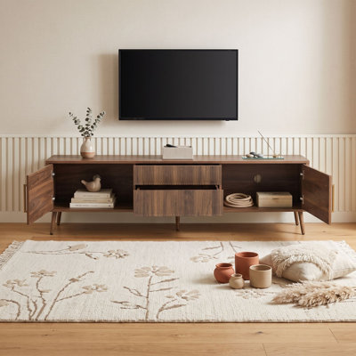 Meuble télé avec tiroirs de rangement
