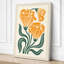 Sunburst Blooms Botanical - Wrapped Canvas-232507490-232507497