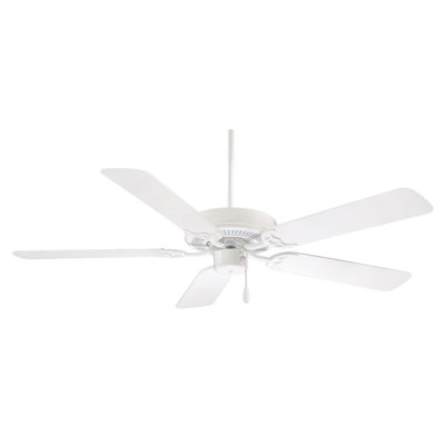 52" Contractor 5 - Blade Standard Ceiling Fan with Pull Chain