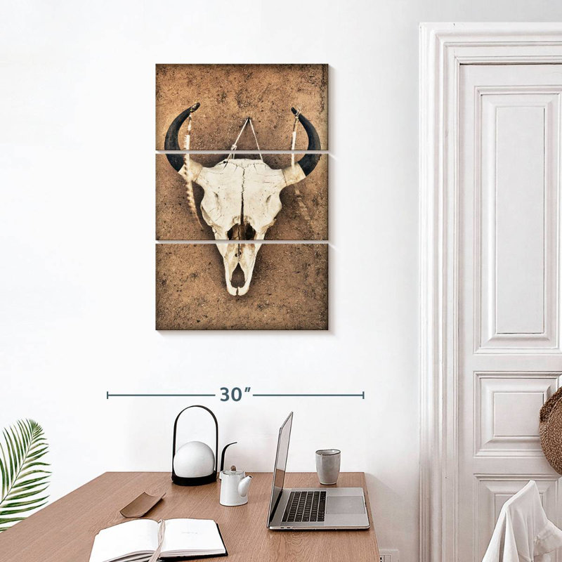 Kerner Cattle Skull, 32" H x 20" W