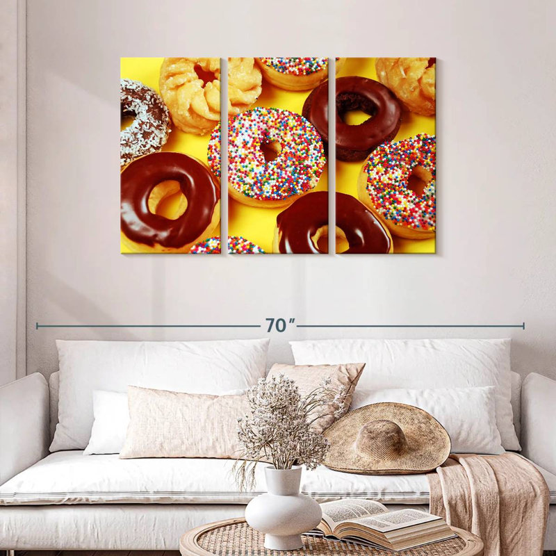 Yarlin Fresh Doughnuts, 28" H x 45" W