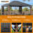 SummerCove Elmgrove 12 ft. x 14 ft. Solar Powered Hardtop Gazebo with LED Lighting & Bluetooth Sound
