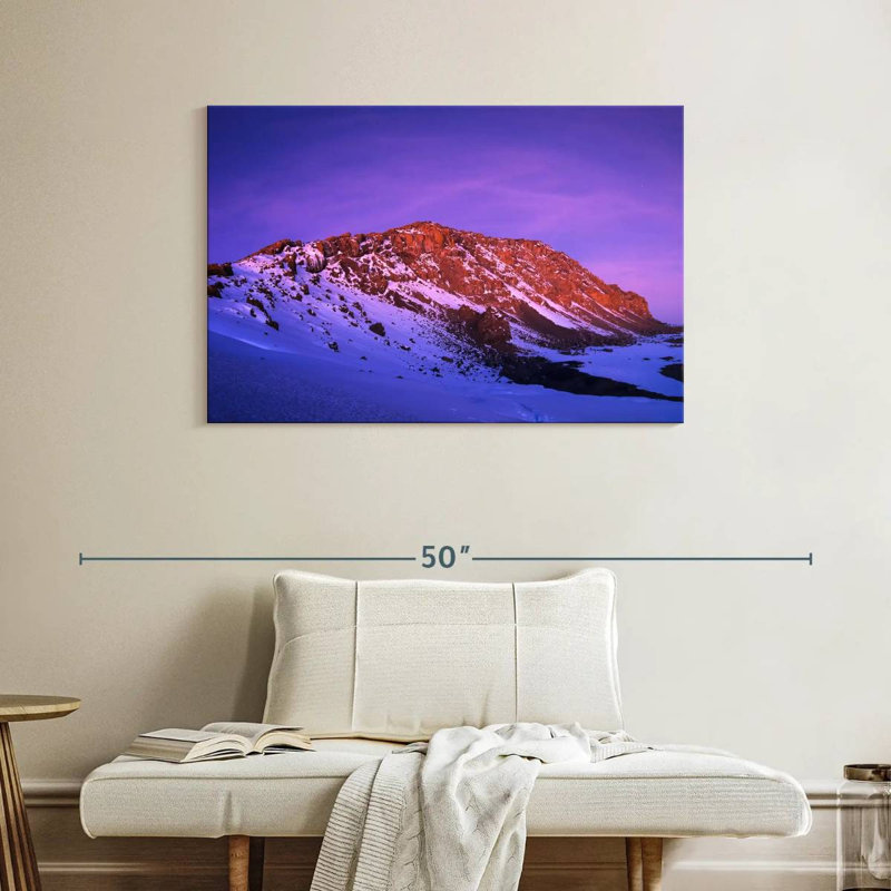Nicci Mont Kilimandjaro Alpenglow, H 26 po x l 39 po