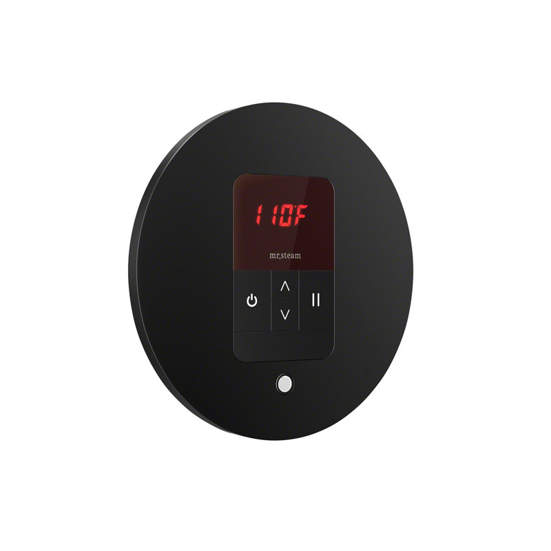Thermostat rond itempo, Argent
