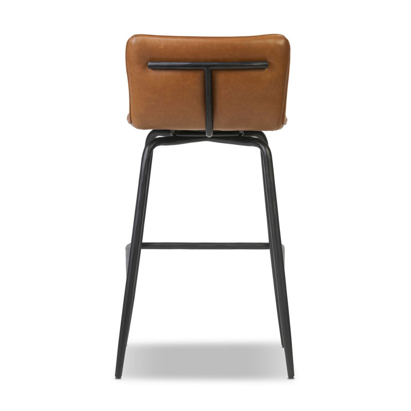 Ridley Swivel Stool-Sonoma Chestnut-Bar