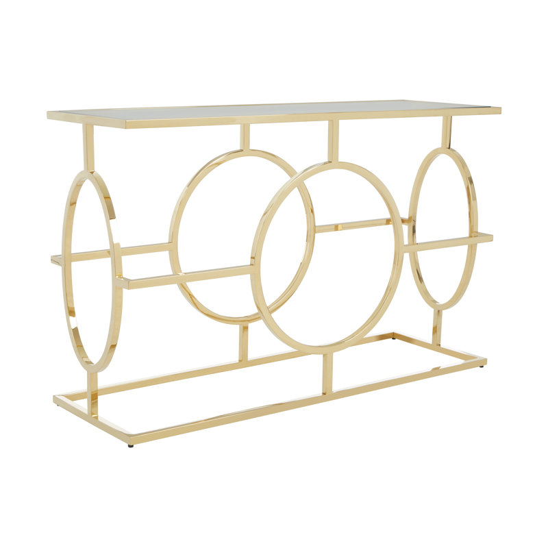 Palmilla 120cm Glass Top Console Table