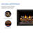 Duluth Forge Ventless Dual Fuel Gas Log Set, Split Oak, 33,000 BTU, Remote Control-55932197