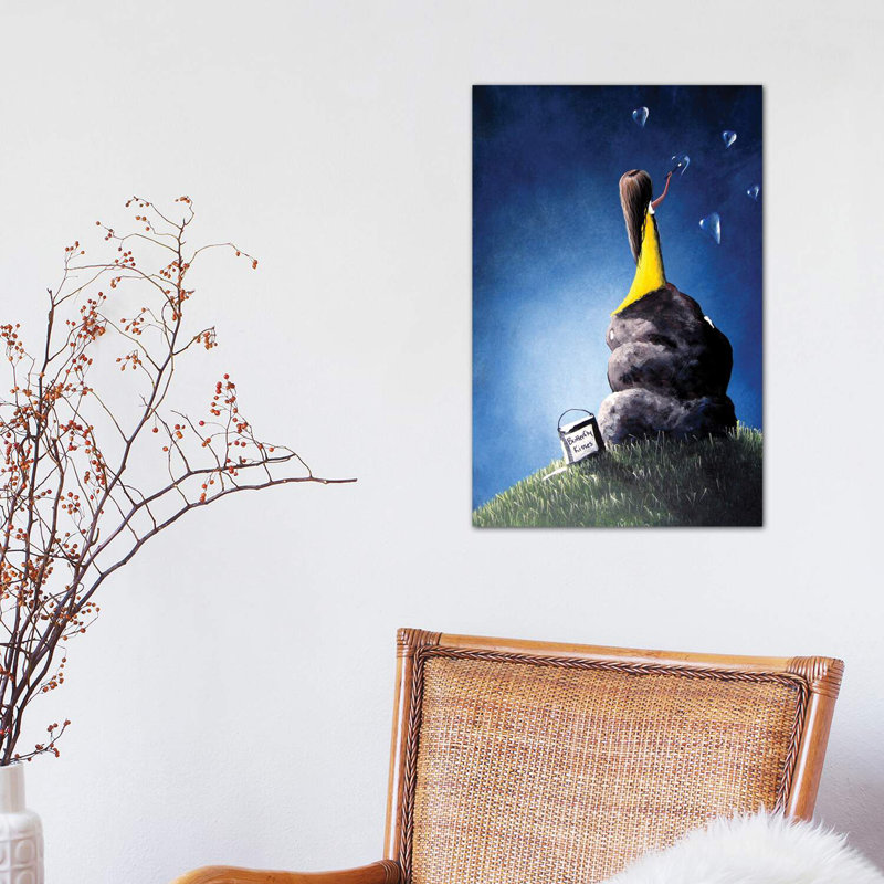 Butterfly Kisses For Life - Wrapped Canvas Print, 30.48 cm H x 45.72 cm W
