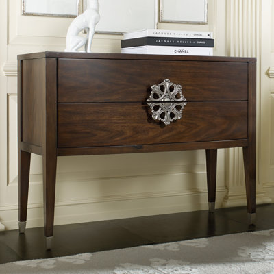 Melange 44'' Solid Wood Console Table