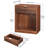  1-Drawer Nightstand with Open Cubby