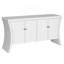 Console en bois avec pieds arqués en bois, fermoirs bronze-1046949503