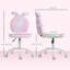 Ebern Designs Faux Fur Task Chair with Wheels