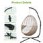 Chaise hamac en acier