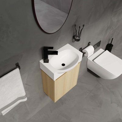 Contemporary Bathroom Small Vanity With Sink