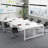 63" Executive Desk With Thick Metal Frame
