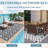Waterproof Reversible Outdoor Rug – Durable Lightweight Plastic Straw Mat for Patio, Porch, Balcony, Camping, Picnic, Easy to Clean, Appropriate for RV – Gray, 6x9ft (183x274cm)-1836933720-1836933722